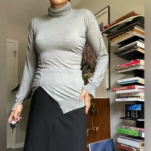 The row cashmere gray knitwear size S